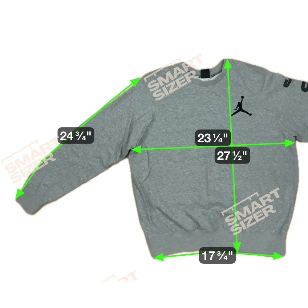JORDAN SWEATSHIRT AIR FLIGHT sweatshirt ARM‎ SPELLOUT MENS XL